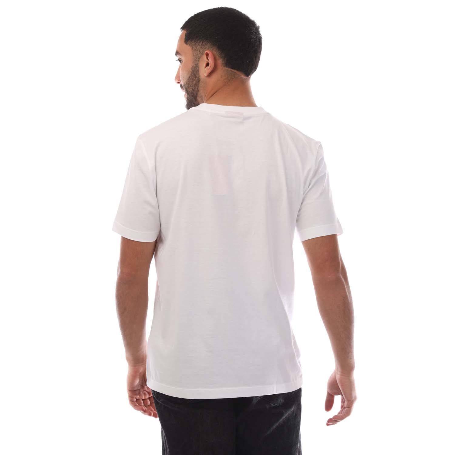 White - Back - Hugo Mens Daltorip T-Shirt