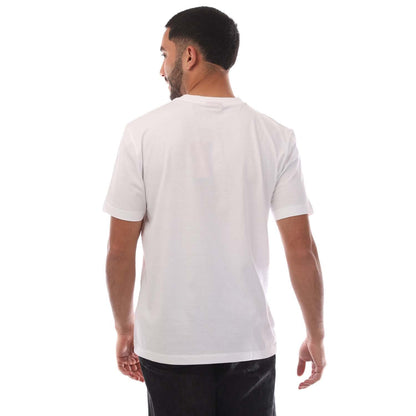 White - Back - Hugo Mens Daltorip T-Shirt