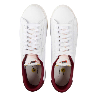 White - Side - Nike Mens Classics Leather Tennis Shoes