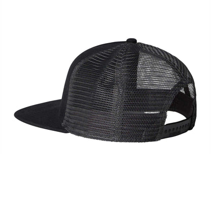 Black - Back - The North Face Mens Dome Leather Trucker Hat