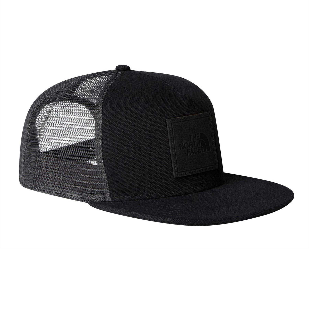 Black - Front - The North Face Mens Dome Leather Trucker Hat