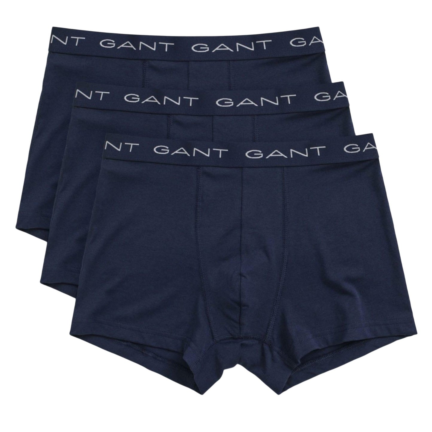 Blue - Front - Gant Mens Boxer Shorts (Pack of 3)