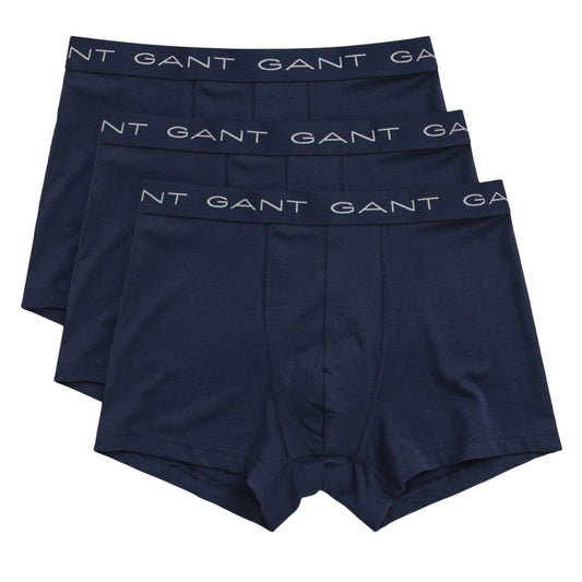 Blue - Front - Gant Mens Boxer Shorts (Pack of 3)