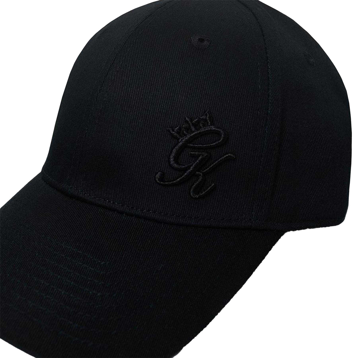 Black - Side - Gym King Embroidered Logo Baseball Cap