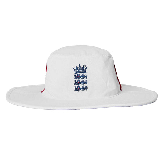 White - Front - Castore Cricket Panama Hat