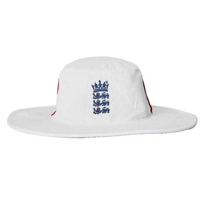 White - Front - Castore Cricket Panama Hat