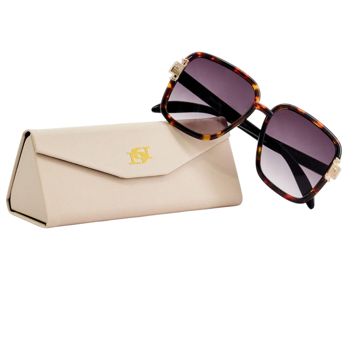 Tortoiseshell - Lifestyle - Dune London Womens-Ladies Gabby Oversized Sunglasses