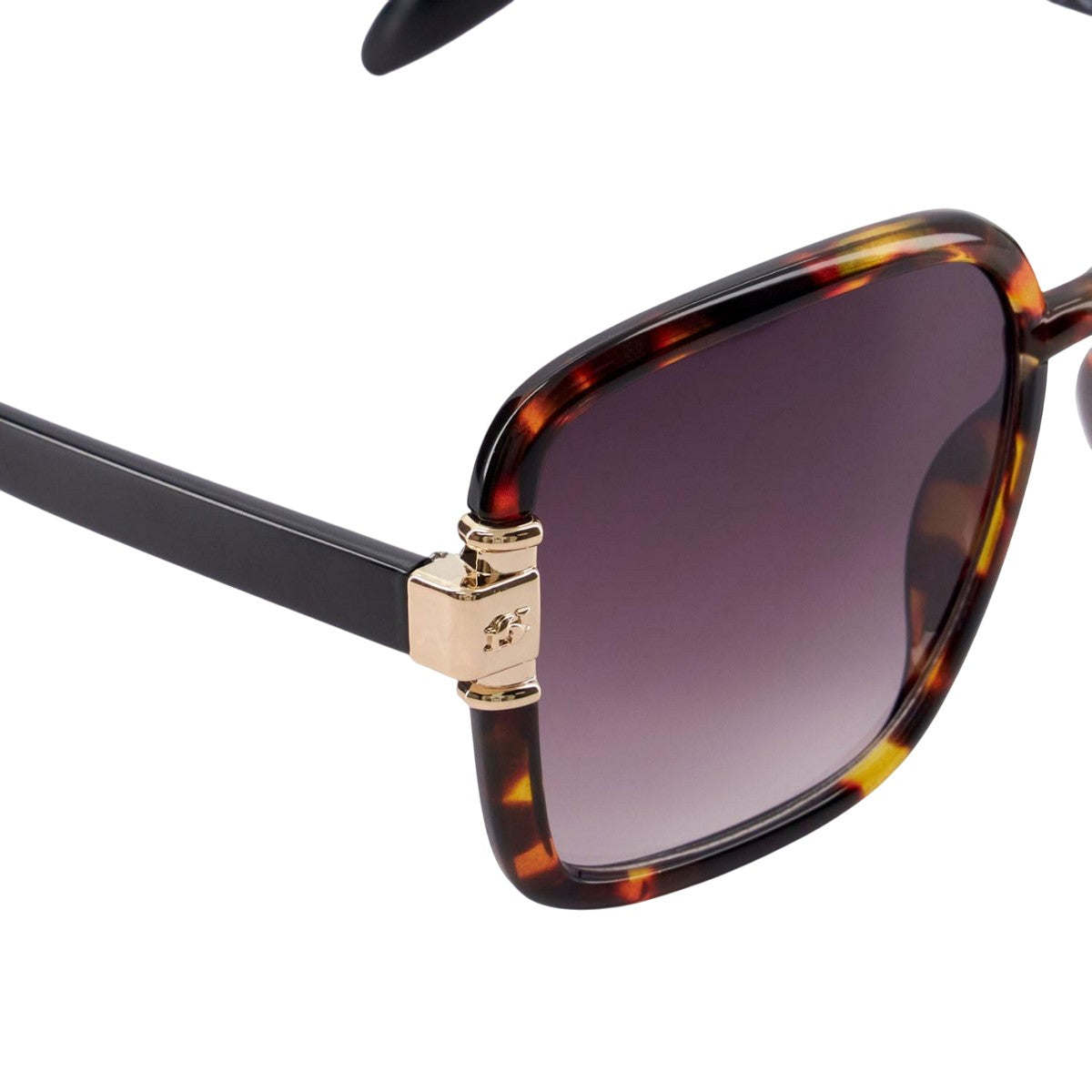 Tortoiseshell - Side - Dune London Womens-Ladies Gabby Oversized Sunglasses