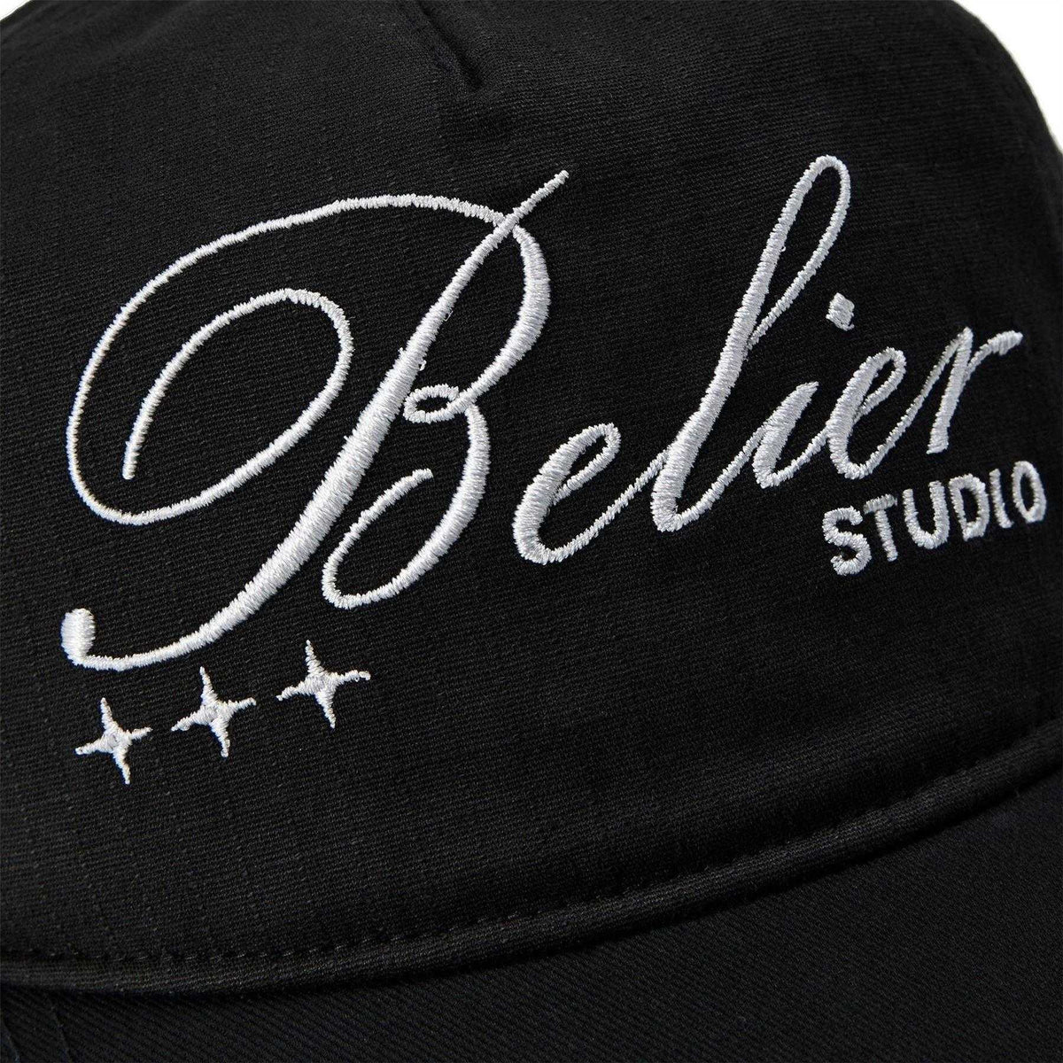 Black - Side - Belier Cotton Baseball Cap