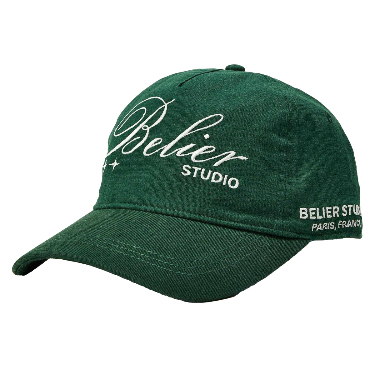 Green - Front - Belier Cotton Baseball Cap