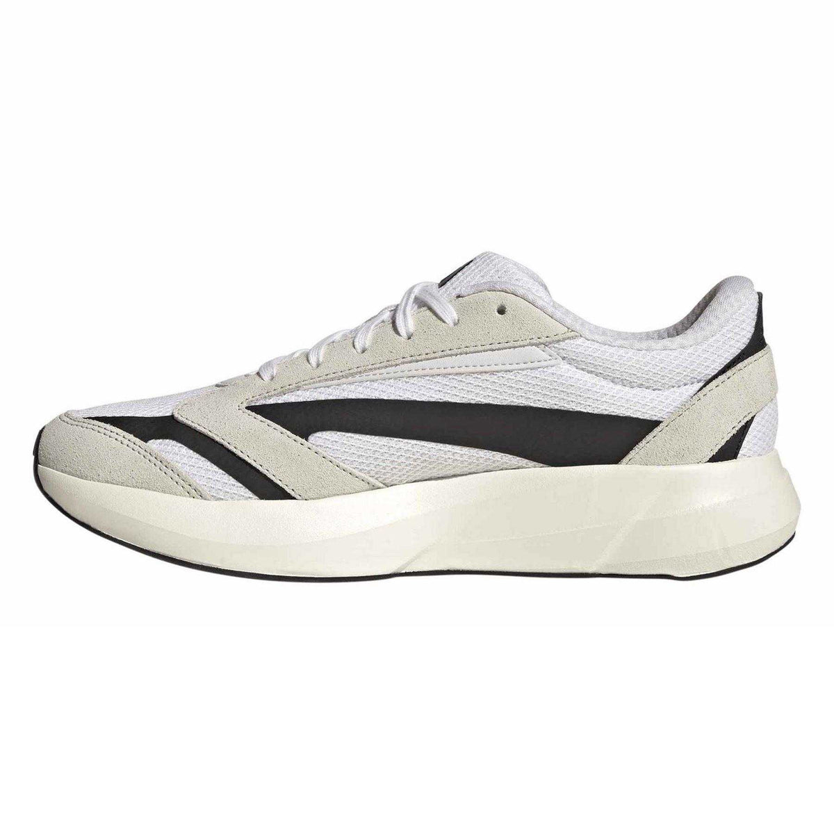 White - Side - Adidas Mens Lightshift 2 Suede Trainers