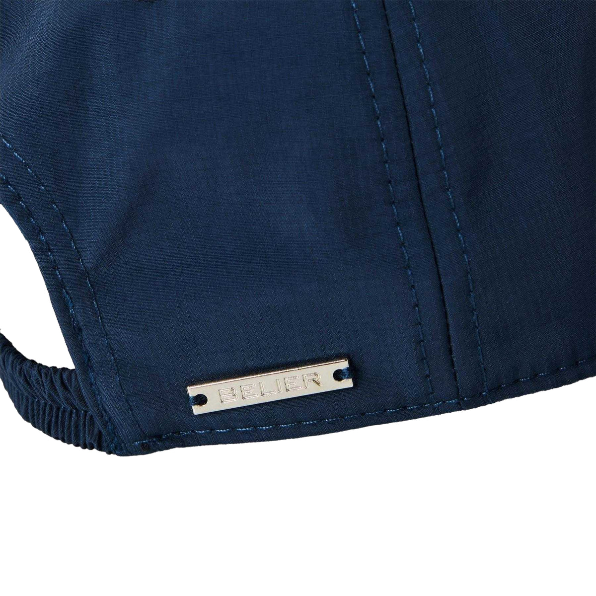 Navy - Side - Belier Embroidered Logo Baseball Cap