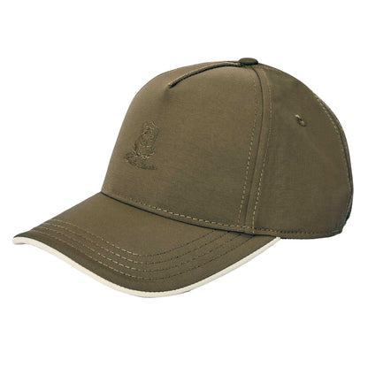 Olive - Front - Belier Embroidered Logo Baseball Cap