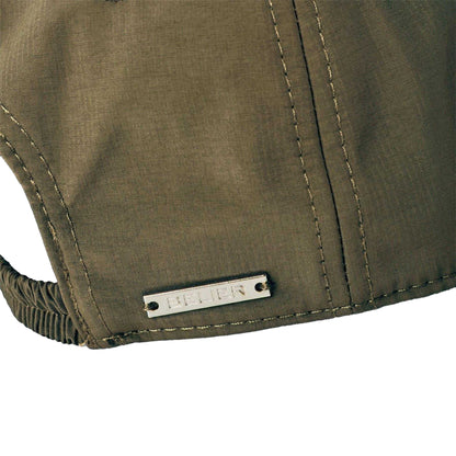 Olive - Side - Belier Embroidered Logo Baseball Cap