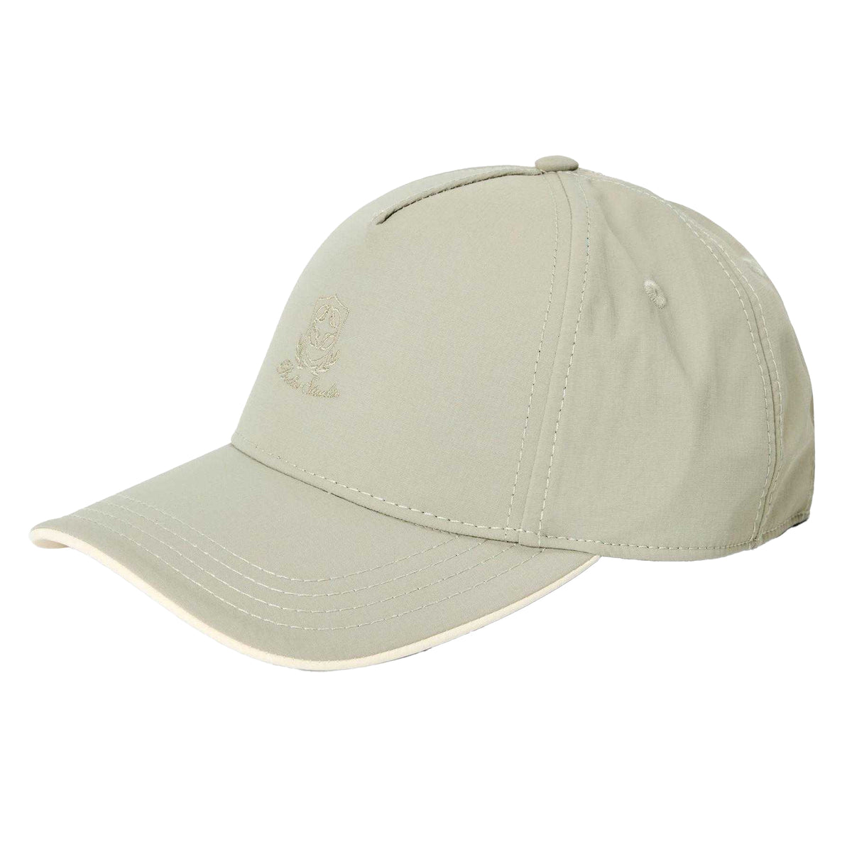 Taupe - Front - Belier Embroidered Logo Baseball Cap