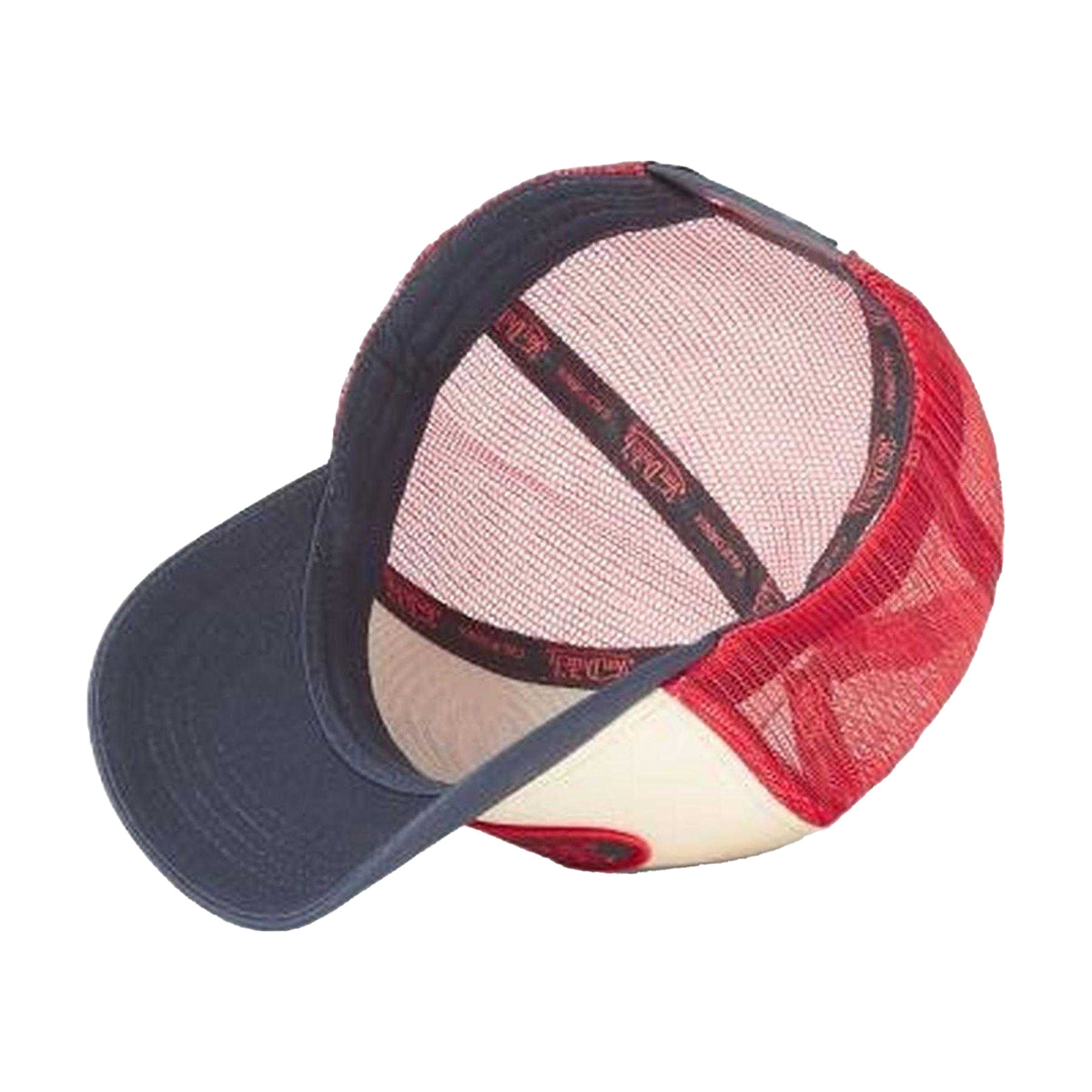 Red - Lifestyle - Von Dutch Mens Embroidered Logo Trucker Cap
