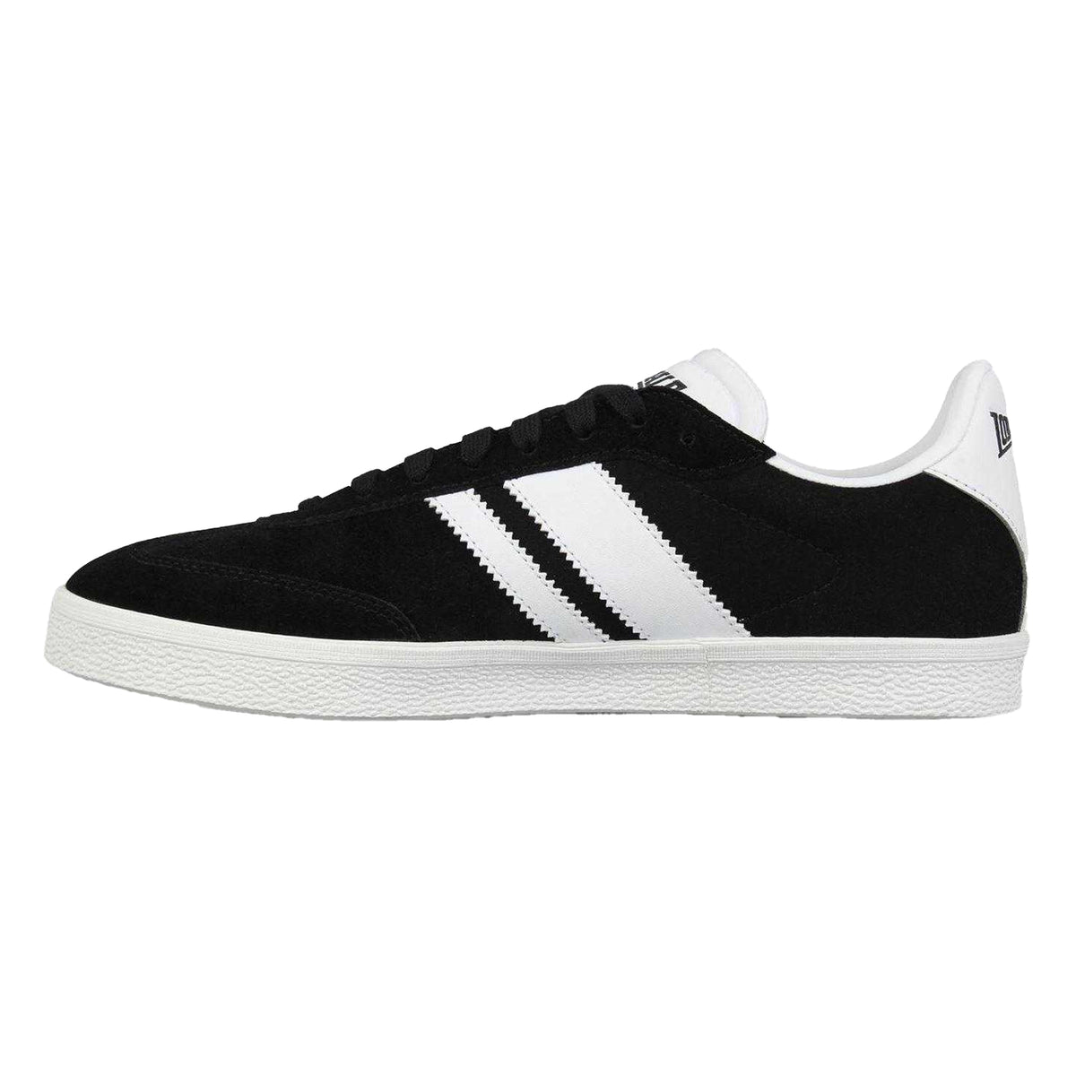 Black - Back - Lonsdale Mens Hayes Suede Trainers