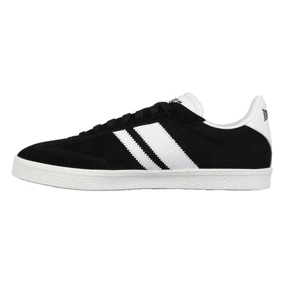Black - Back - Lonsdale Mens Hayes Suede Trainers
