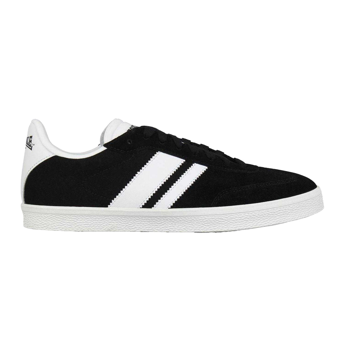 Black - Front - Lonsdale Mens Hayes Suede Trainers