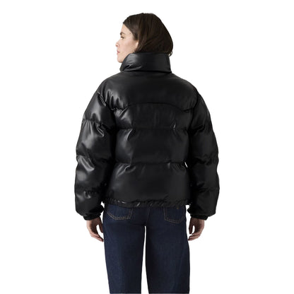 Black Night - Back - Levis Womens-Ladies Solid Puffer Jacket