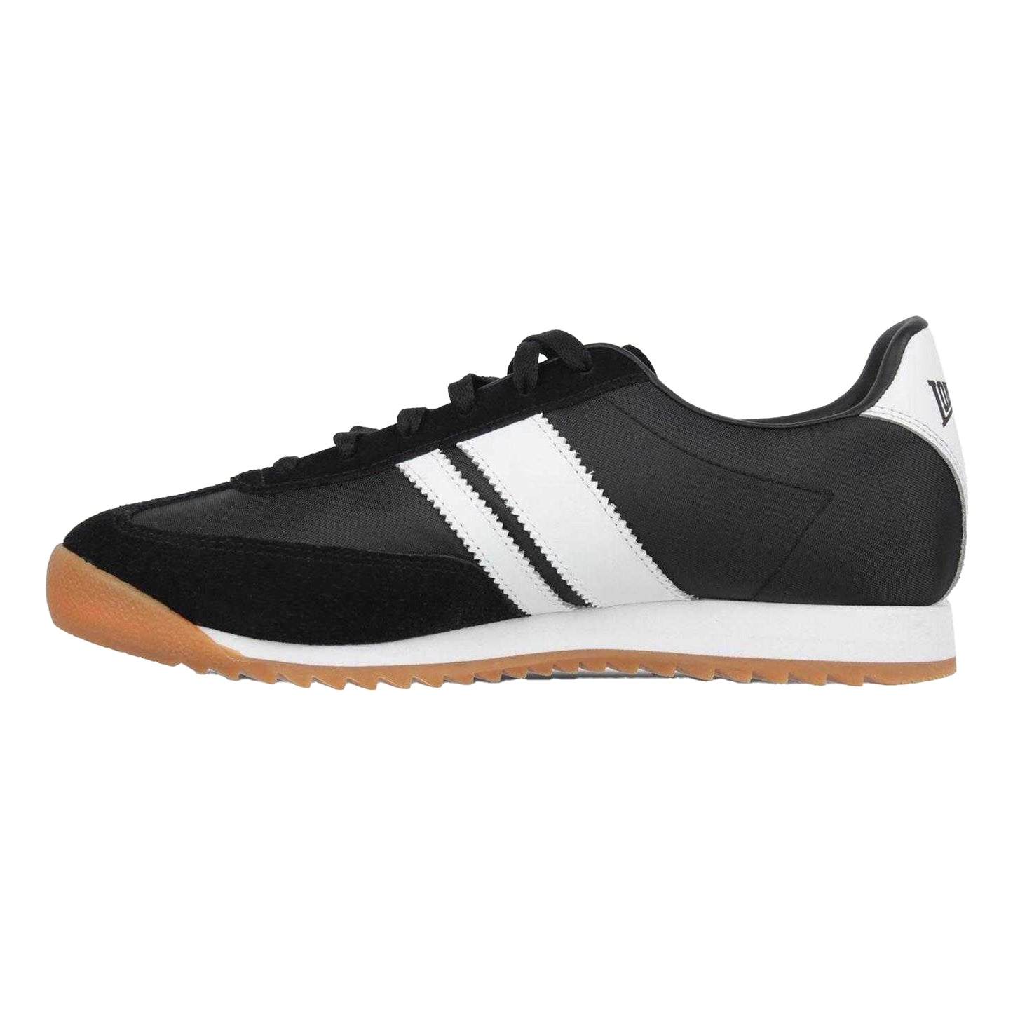 Black-White - Back - Lonsdale Mens Selhurst Suede Trainers