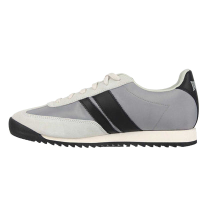 Grey-Black - Back - Lonsdale Mens Selhurst Suede Trainers