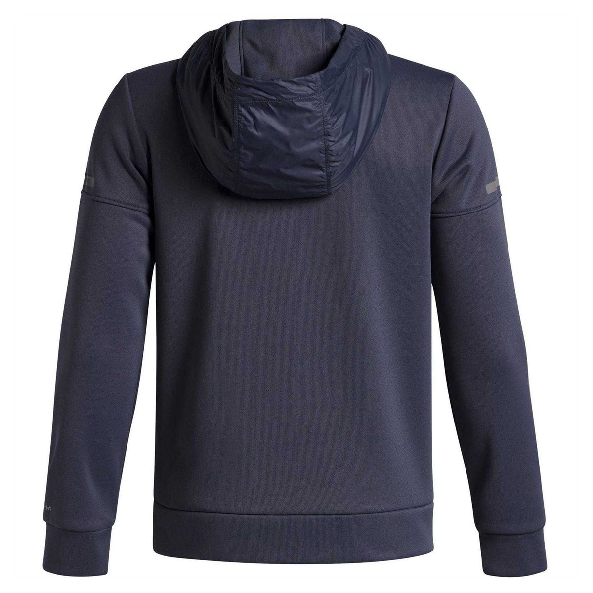 Frost Gray - Back - Under Armour Childrens-Kids Solid Hooded Regular Jacket