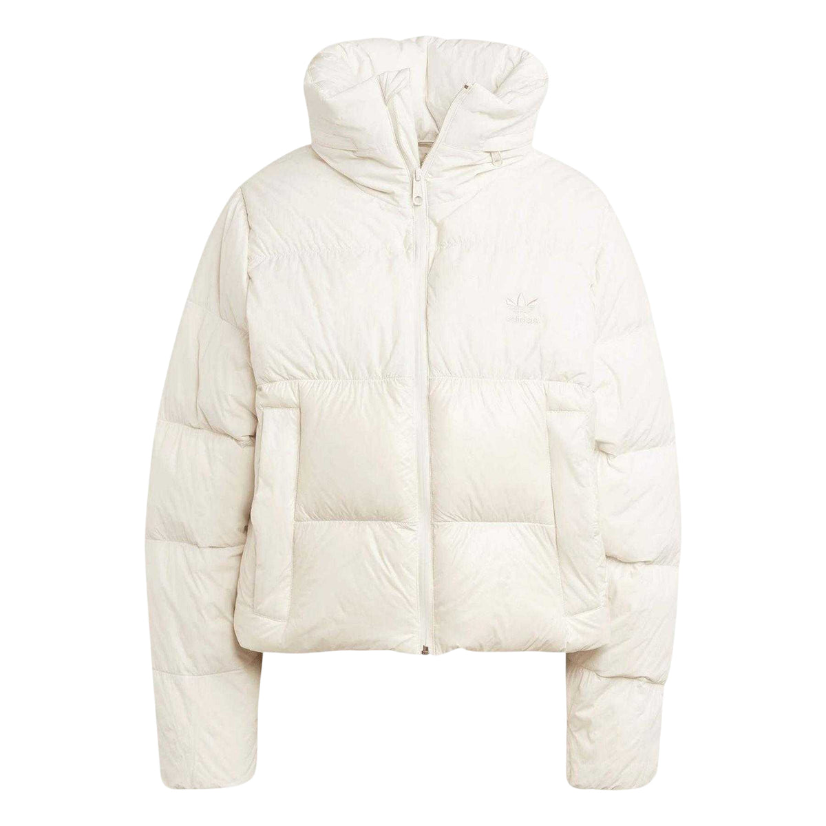 Wonder White - Front - Adidas Womens-Ladies Regen Solid Down Puffer Jacket
