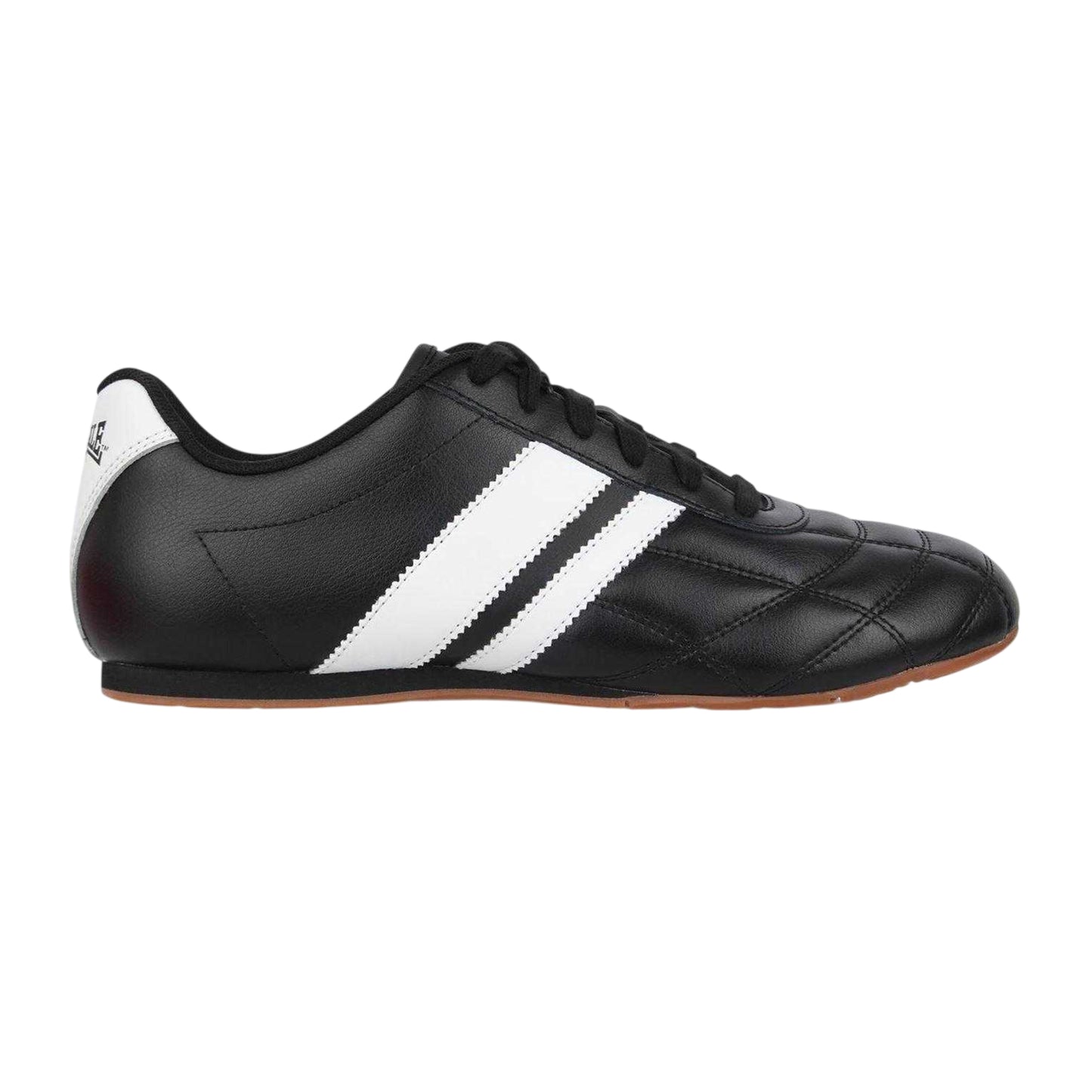 Black - Front - Lonsdale Mens Brent Leather Trainers