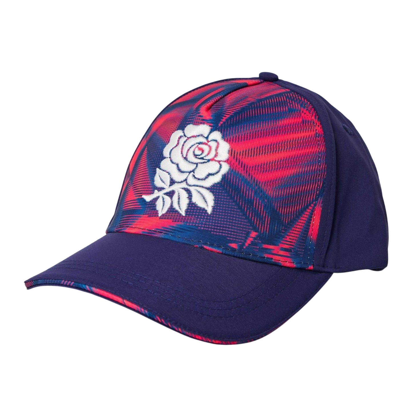 Blue-Diva Pink - Front - Castore 2026 England Rugby Baseball Cap