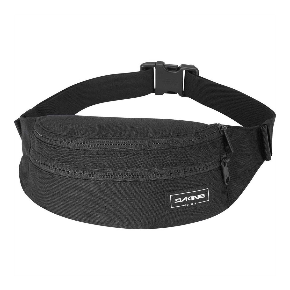 Black - Front - Dakine Logo Polyester Bum Bag