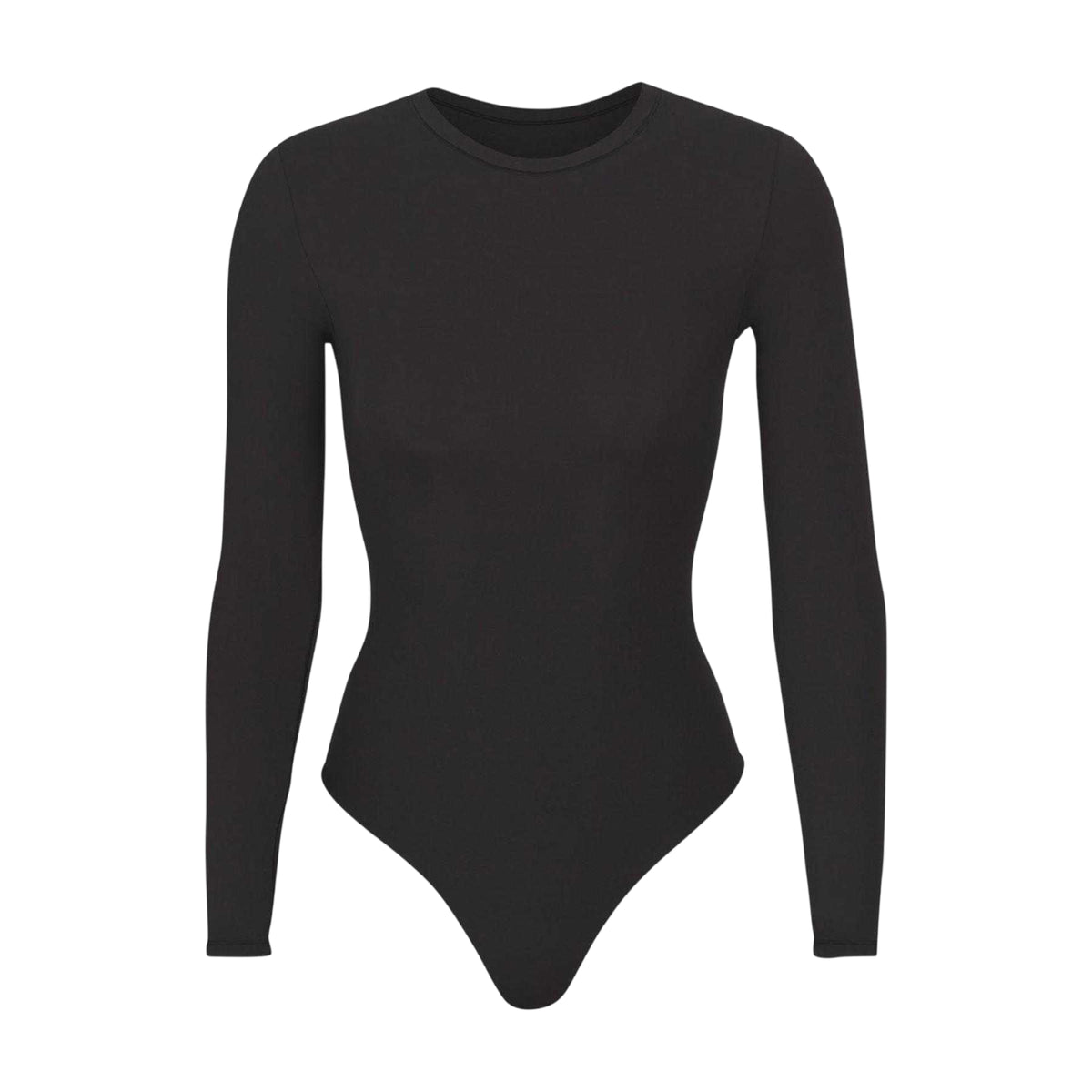 Onyx - Front - Skims Womens-Ladies Fits Everybody Long-Sleeved Bodysuit