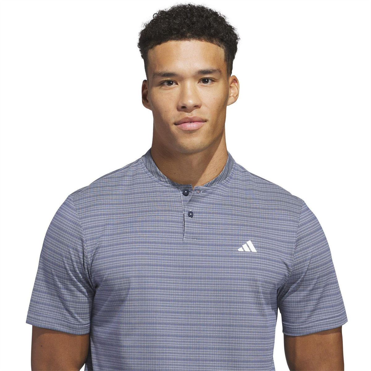 Navy-White - Side - Adidas Mens Ultimate365 Sport Polo Shirt