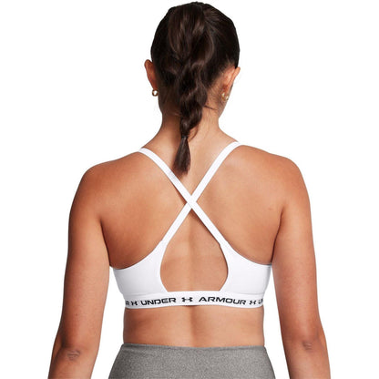 White - Lifestyle - Under Armour Womens-Ladies Cross Back Sports Bra