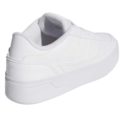 White - Back - Adidas Womens-Ladies Break Start Platform Trainers