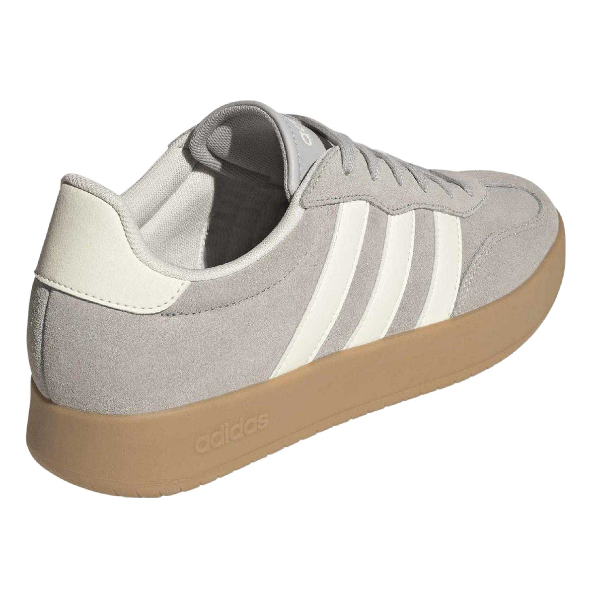 Grey-Cream - Back - Adidas Mens Barreda 99 Suede Flat Trainers