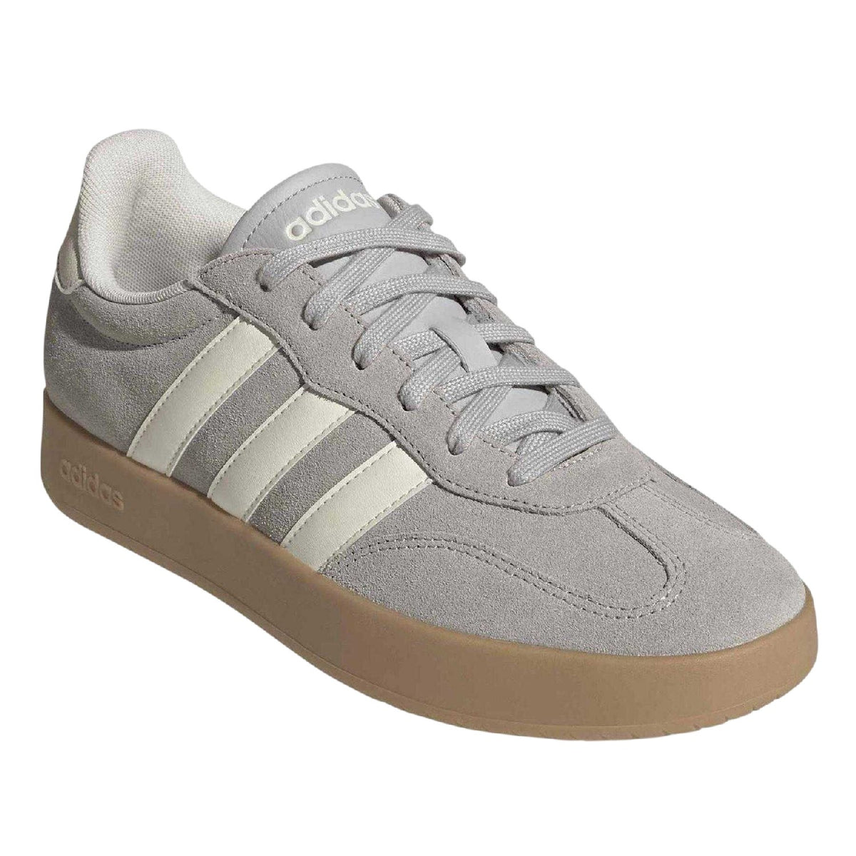 Grey-Cream - Pack Shot - Adidas Mens Barreda 99 Suede Flat Trainers