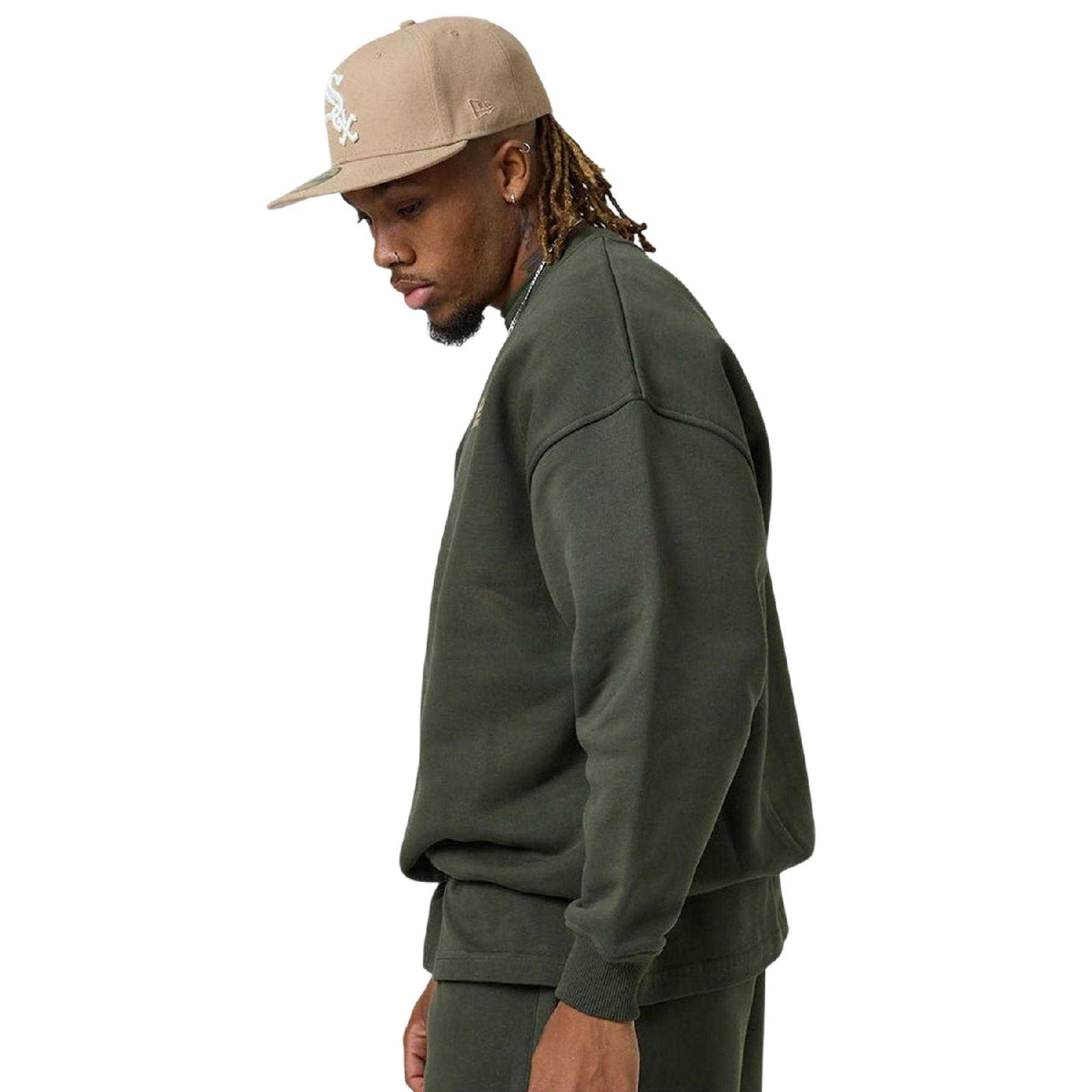 Forest - Side - Tela Cruz Mens Back Print Crew Neck Sweatshirt
