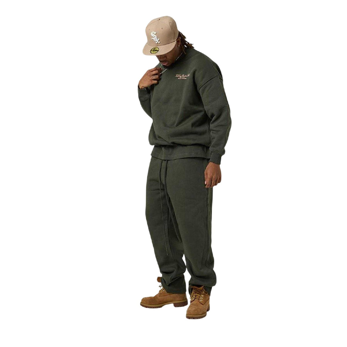 Forest - Lifestyle - Tela Cruz Mens Back Print Crew Neck Sweatshirt