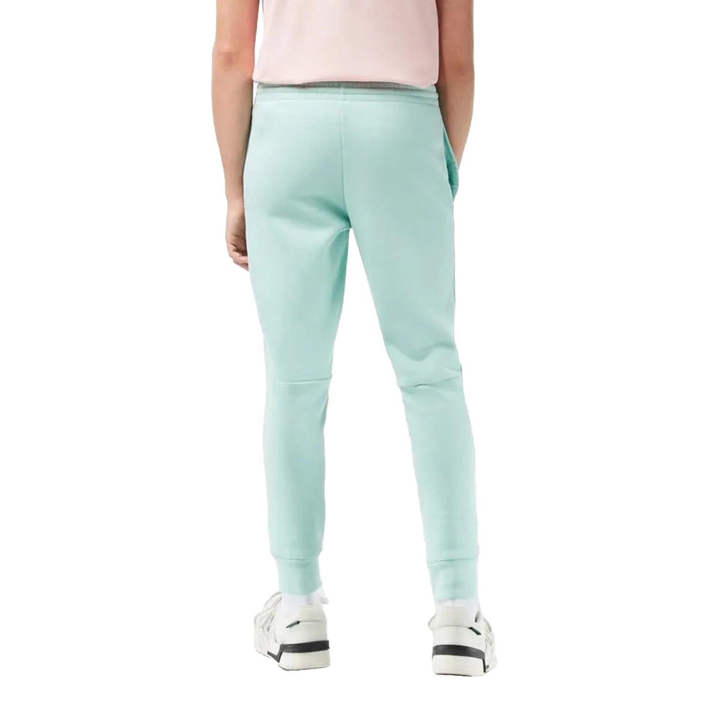 Green - Back - Lacoste Mens Organic Cotton Slim Jogging Bottoms