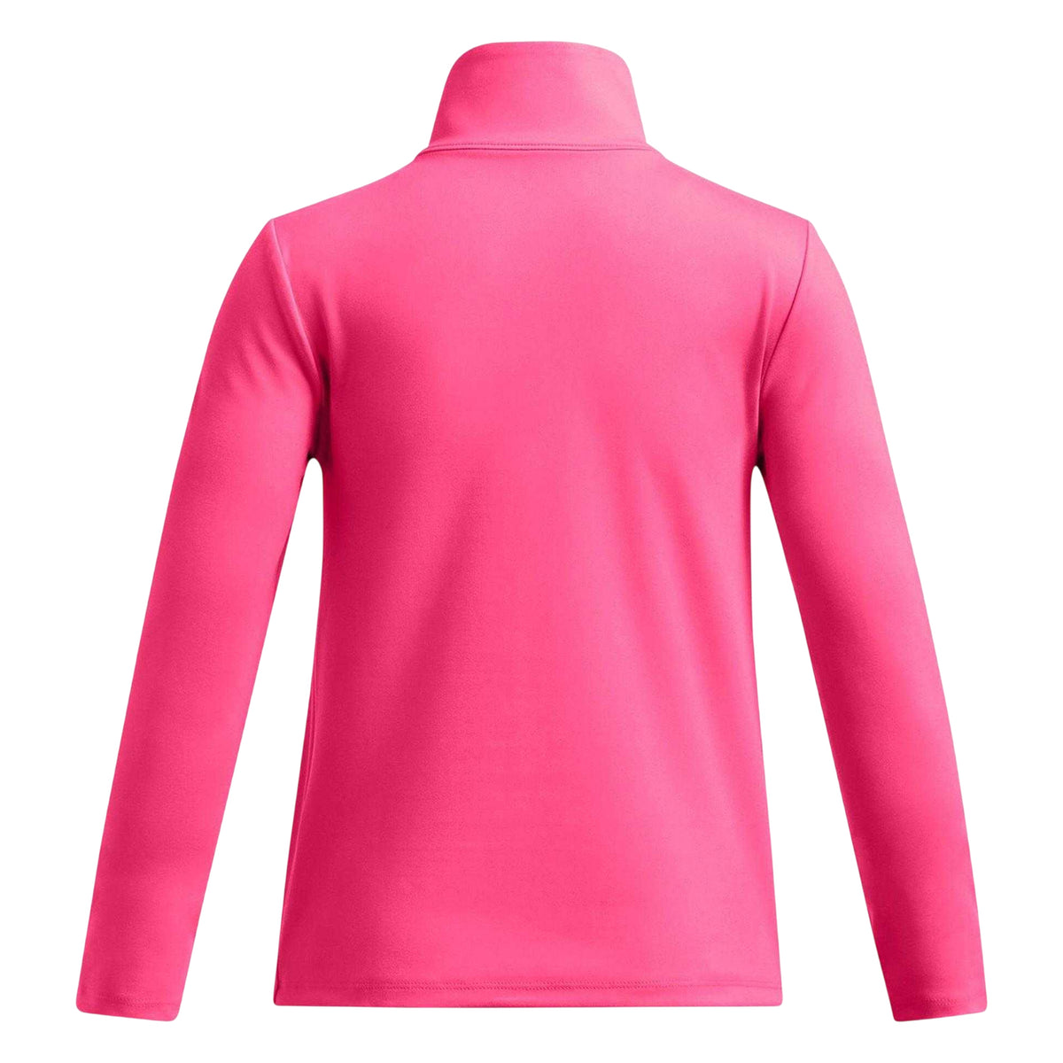 Pink - Back - Under Armour Girls Motion Woven Track Jacket