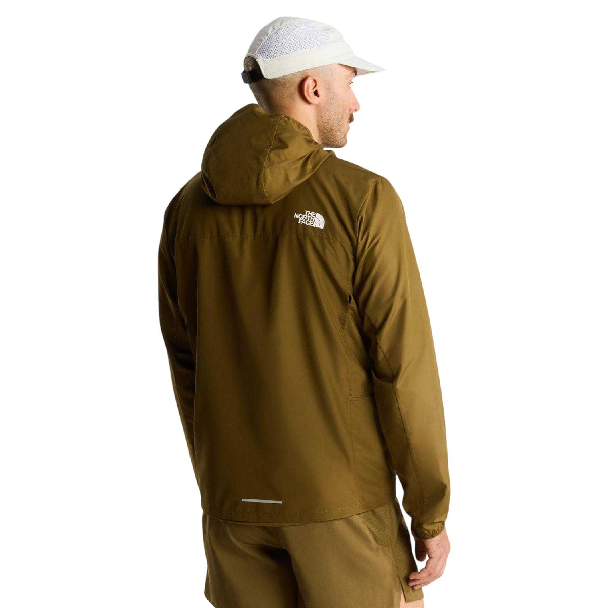 Nut Brown - Lifestyle - The North Face Mens Windproof Packaway Hooded Jacket
