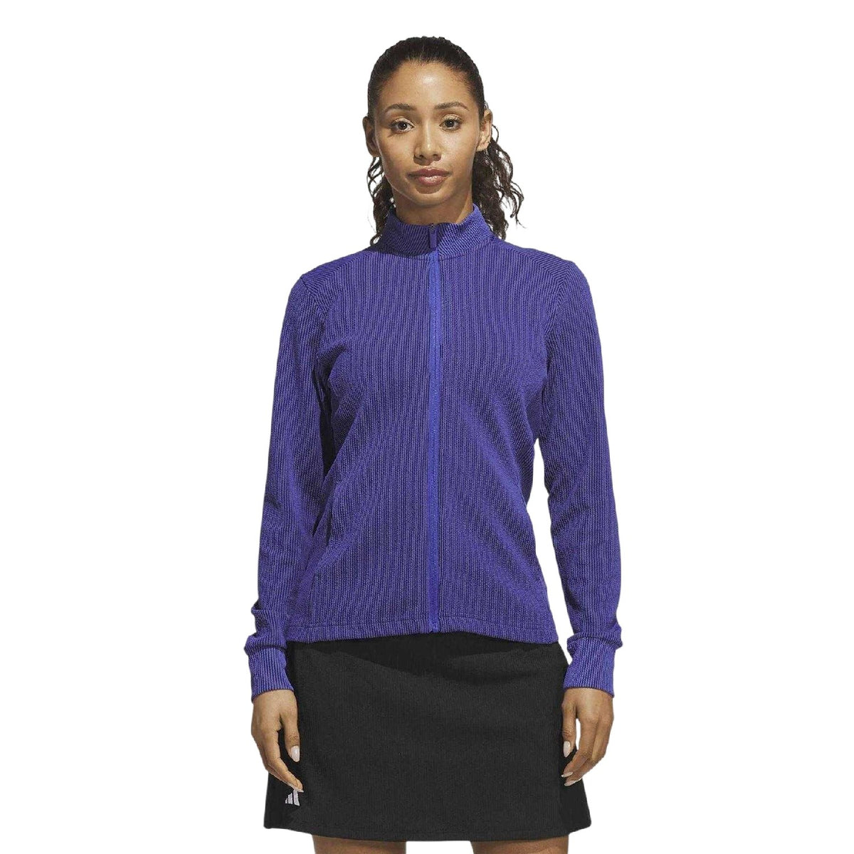 Indigo - Lifestyle - Adidas Womens-Ladies Textured Jacket