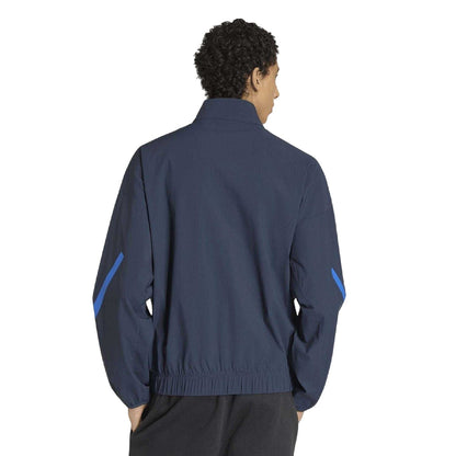 Night Navy - Back - Adidas Mens Anthem Arsenal FC Lightweight Track Jacket