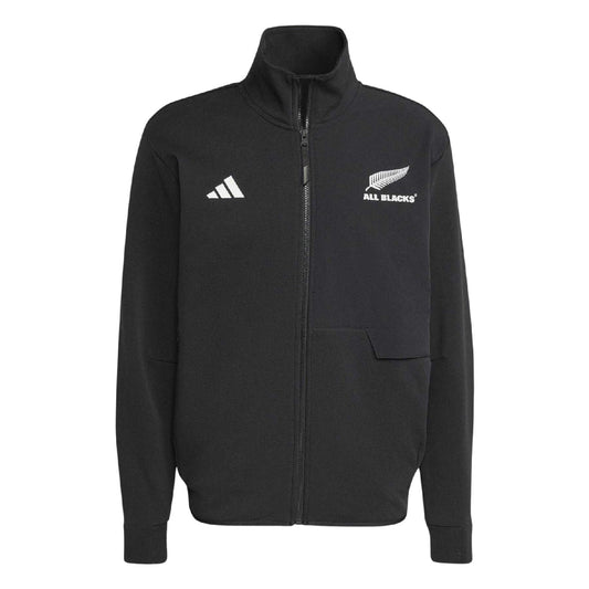 Black - Front - Adidas Mens Anthem New Zealand All Blacks Track Jacket