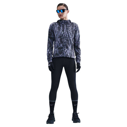 Indigo - Lifestyle - Nike Womens-Ladies Swift Marble Hooded Jacket