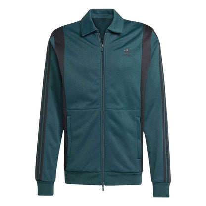 Aurora Green-Ivy - Front - Adidas Mens Adicolor Colour Block Recycled Polyester Regular Track Top