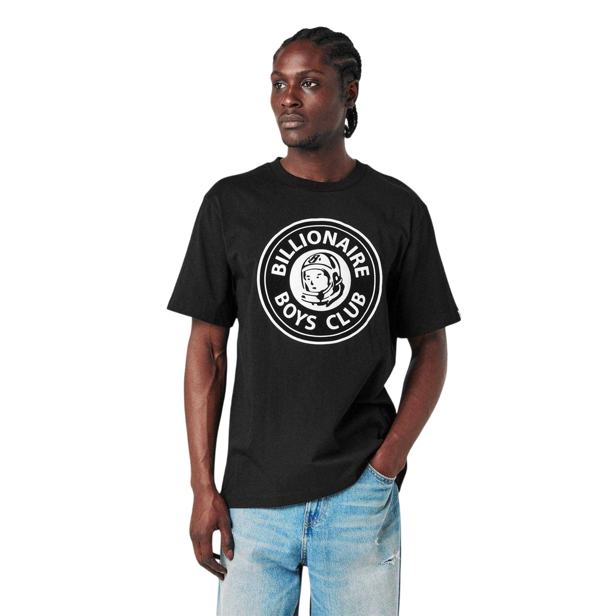 Black - Side - Billionaire Boys Club Mens Logo Regular T-Shirt