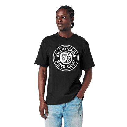 Black - Side - Billionaire Boys Club Mens Logo Regular T-Shirt