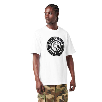 White - Side - Billionaire Boys Club Mens Logo Regular T-Shirt